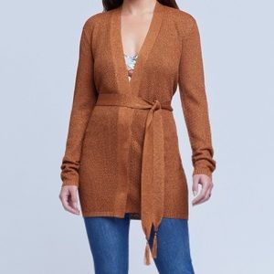 L'AGENCE Juni Cardigan in Bronze